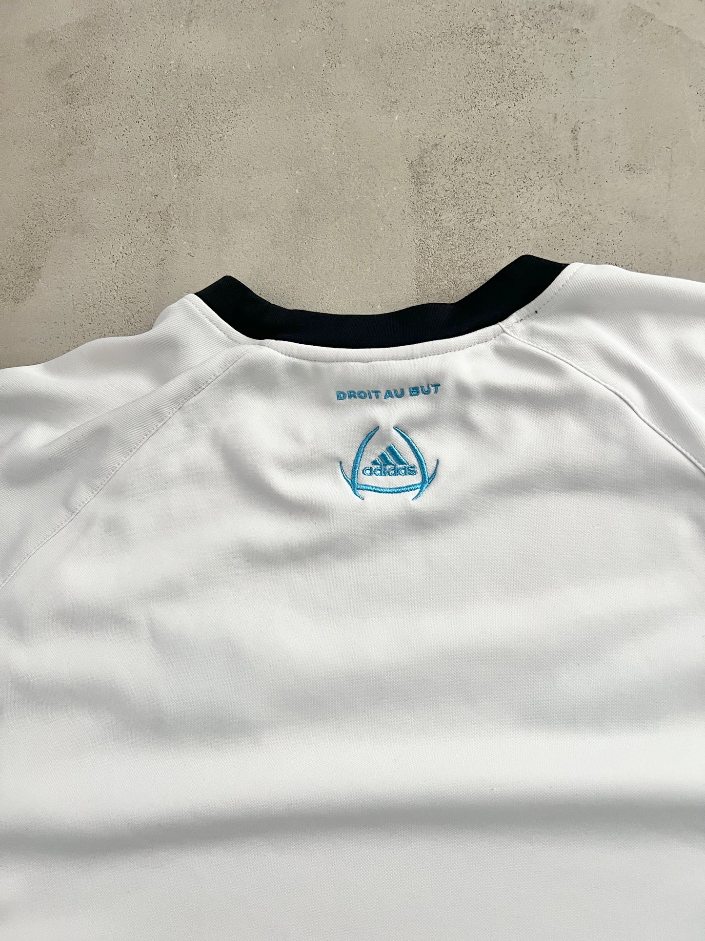 WHITE/BABY BLUE MARSEILLE SWEATER - 2000S - L