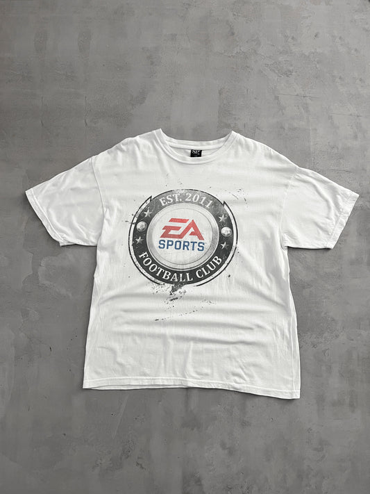 WHITE EA SPORTS PROMO TEE - 2000S - L