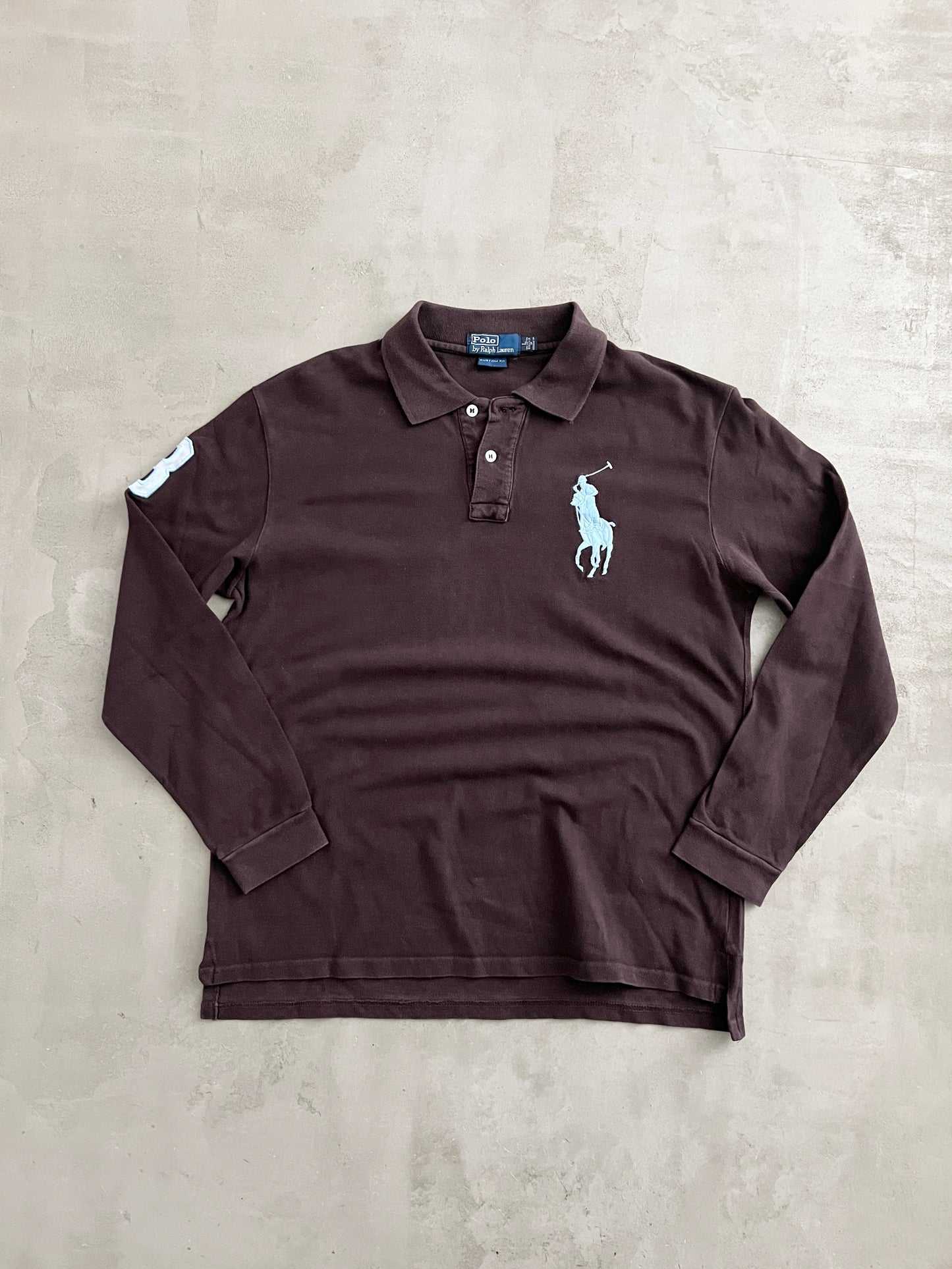 MOCHA RALPH LAUREN LONGSLEEVE - 2000S - M