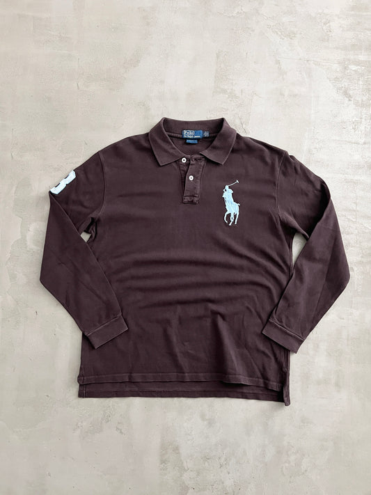 MOCHA RALPH LAUREN LONGSLEEVE - 2000S - M