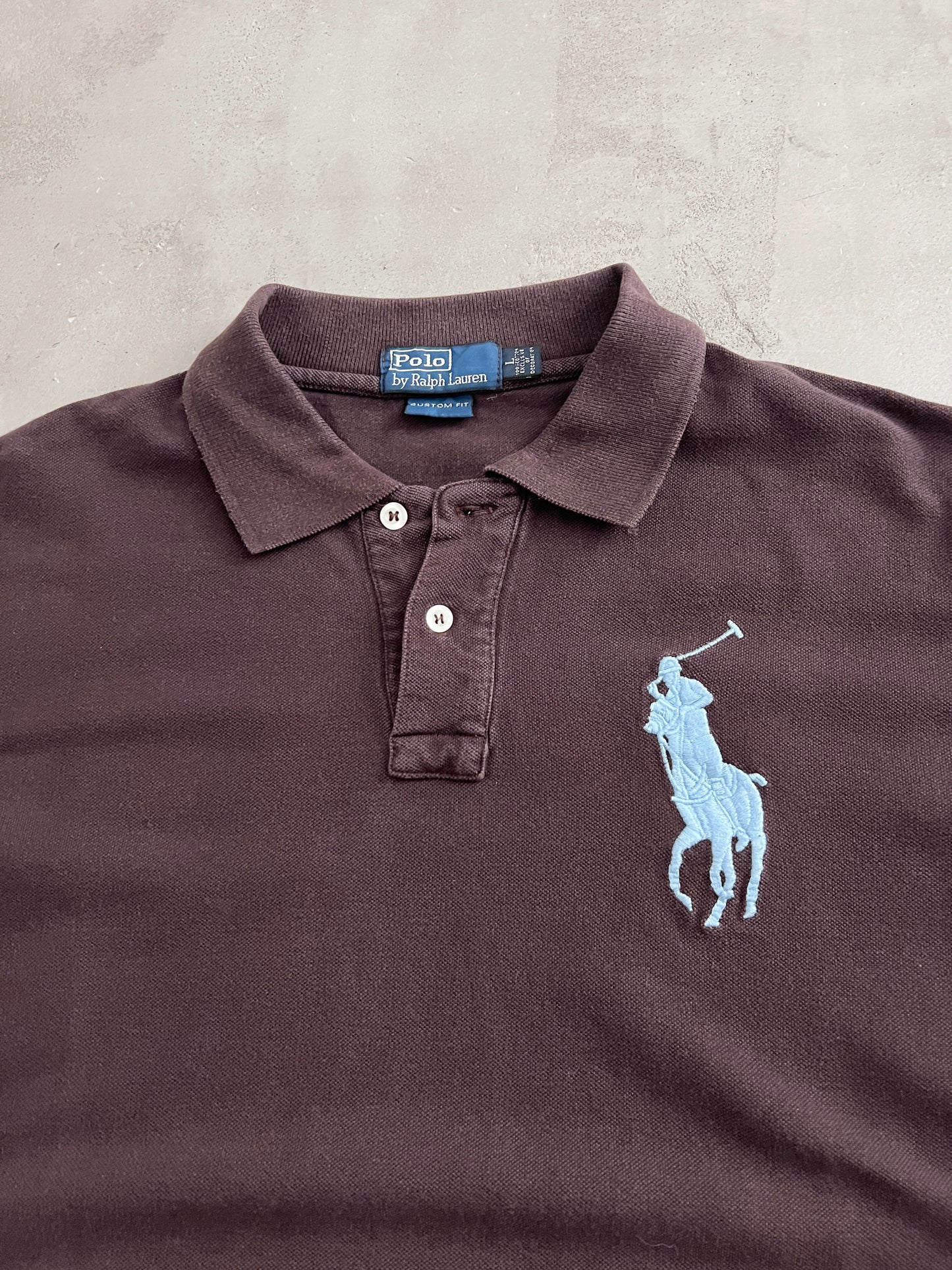 MOCHA RALPH LAUREN LONGSLEEVE - 2000S - M