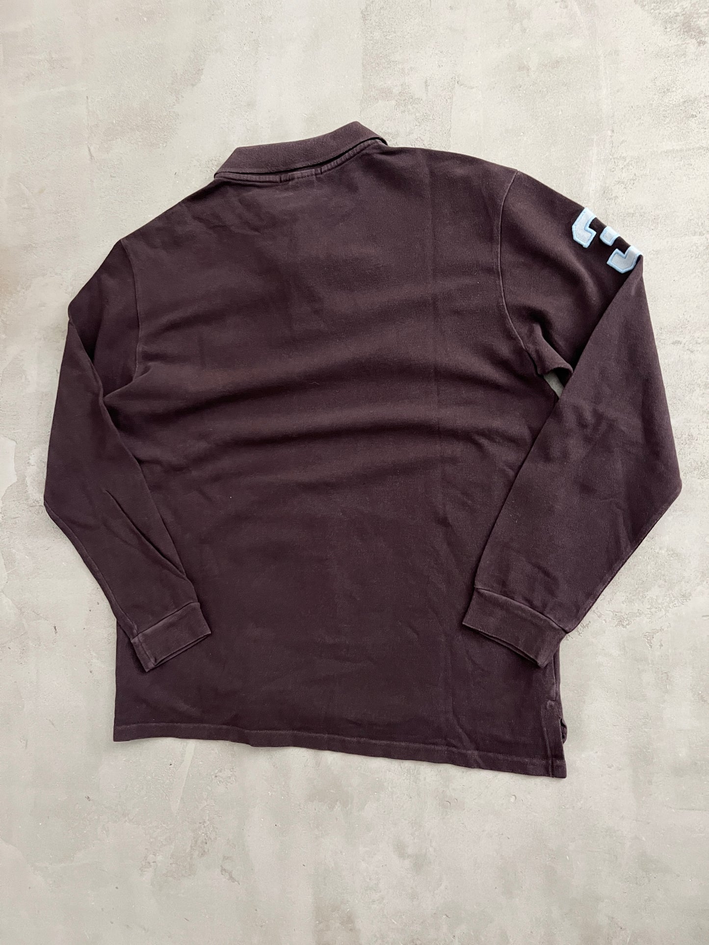 MOCHA RALPH LAUREN LONGSLEEVE - 2000S - M