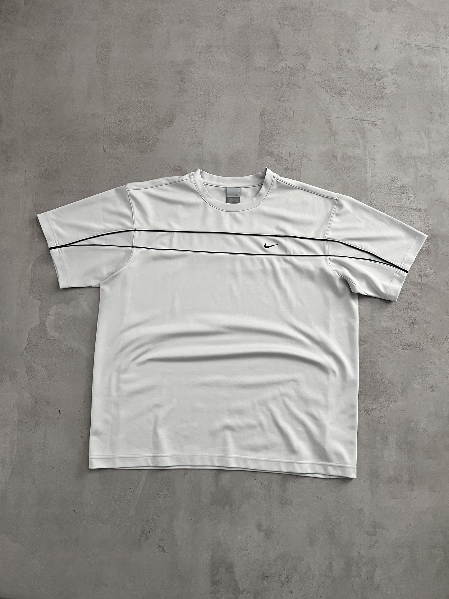 GREY/BABY BLUE NIKE TEE - 2000S - L