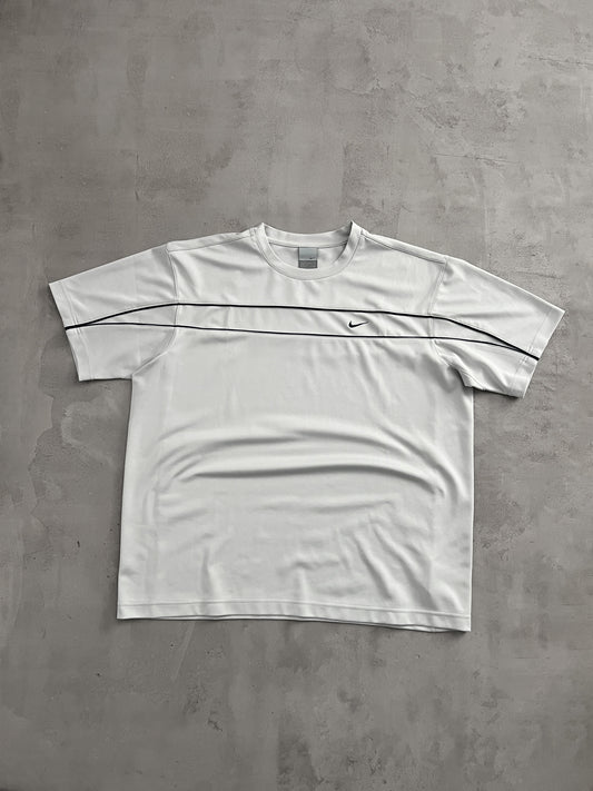 GREY/BABY BLUE NIKE TEE - 2000S - L