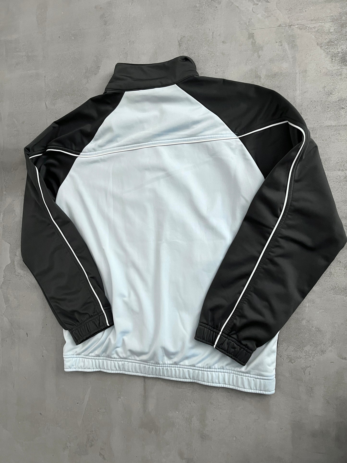 BABY BLUE NIKE TRACK JACKET - 2000S - L