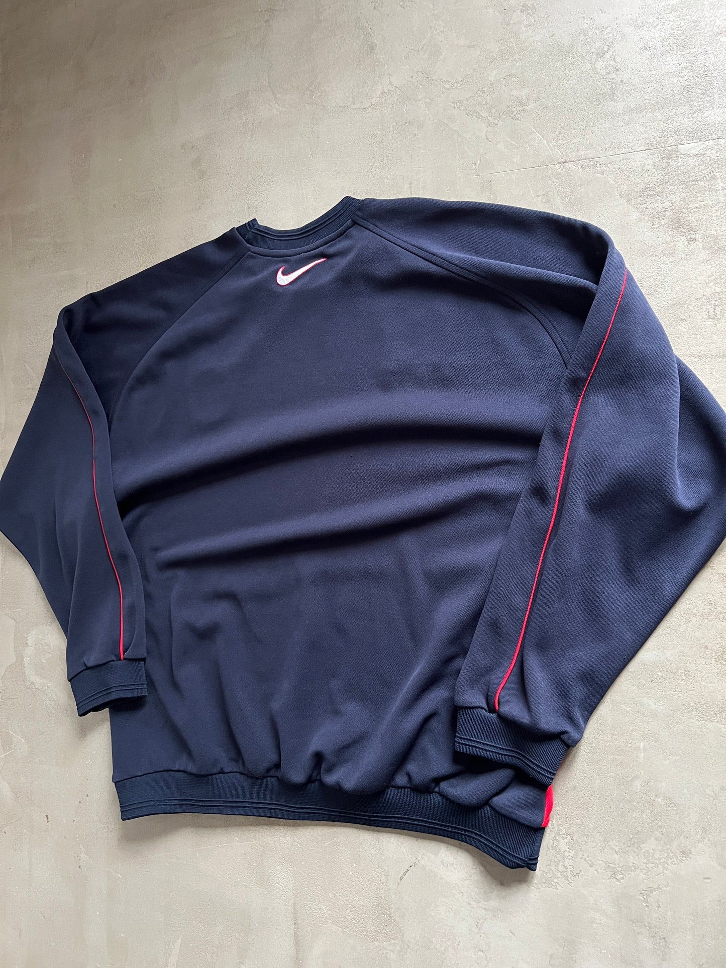 NAVY PSG NIKE SWEATER - 2000S - XL
