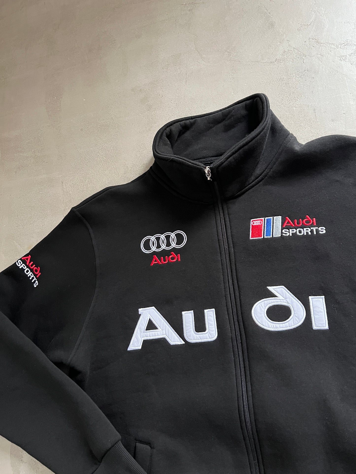 BLACK AUDI JACKET - 2000S - L/XL