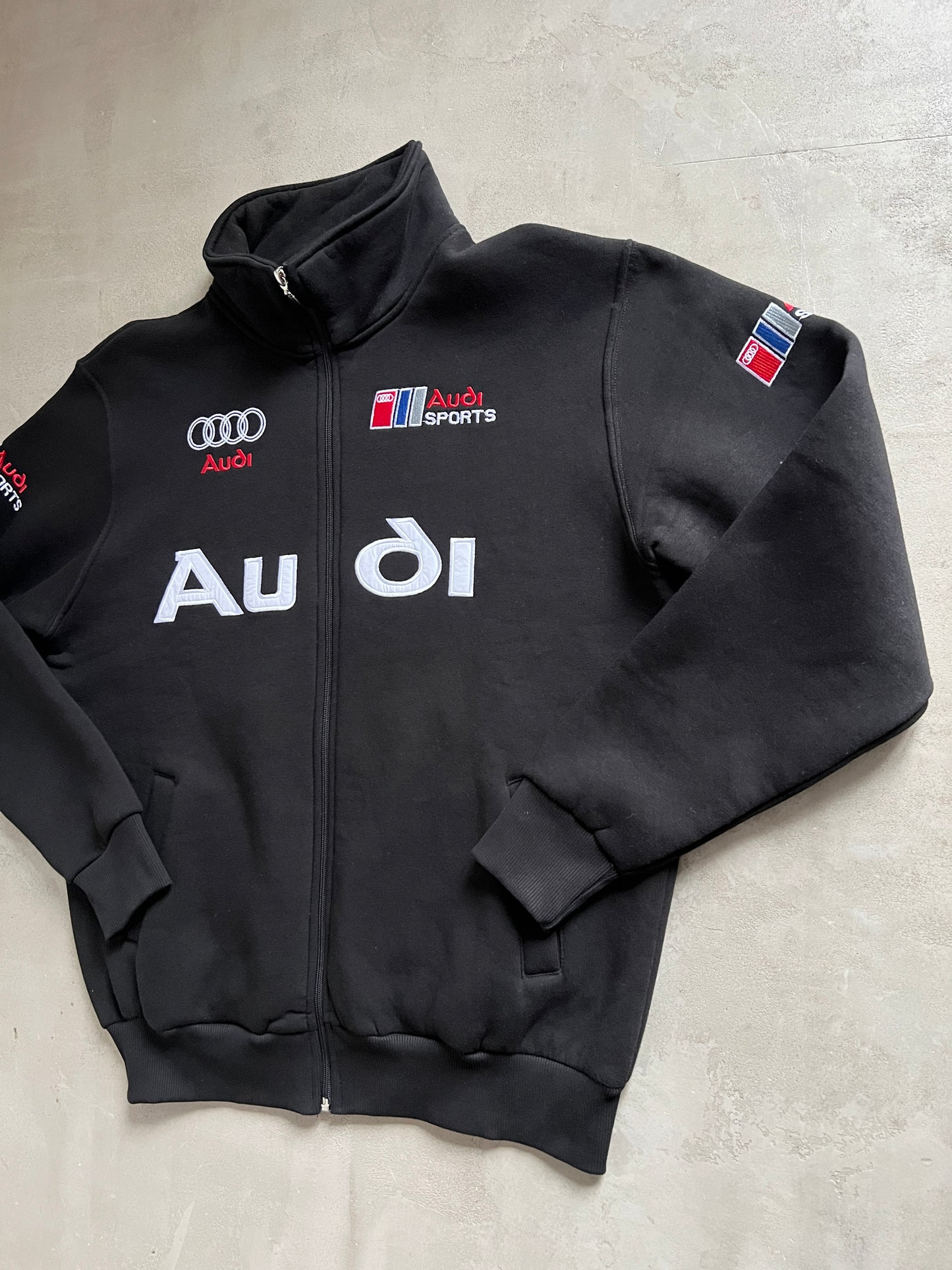 BLACK AUDI JACKET - 2000S - L/XL