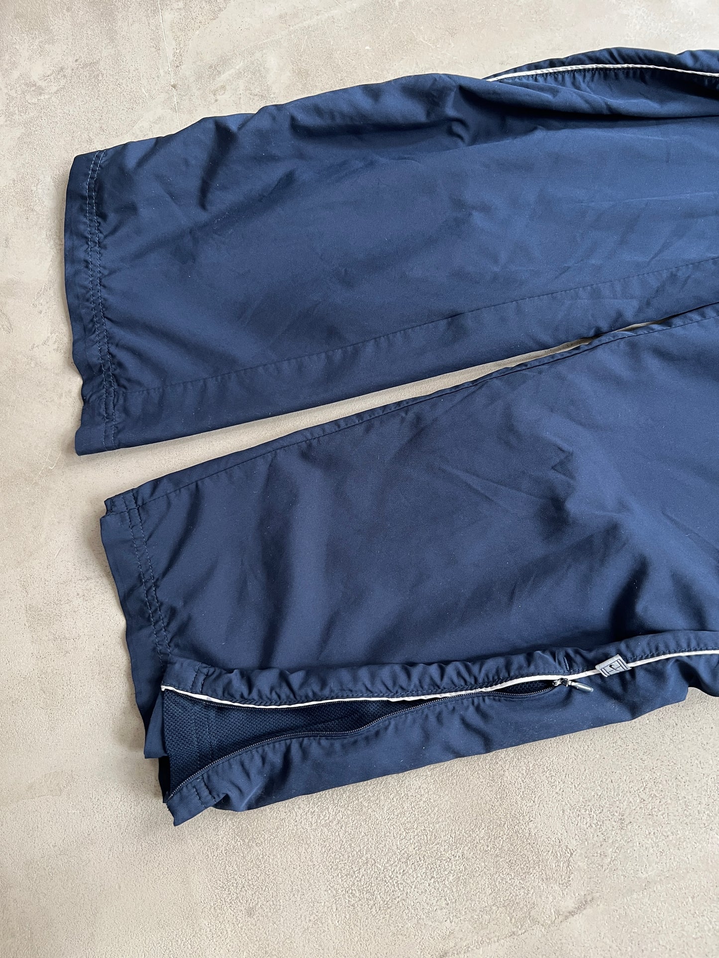 NAVY NIKE TRACK PANTS - 2000S - WOMENS S