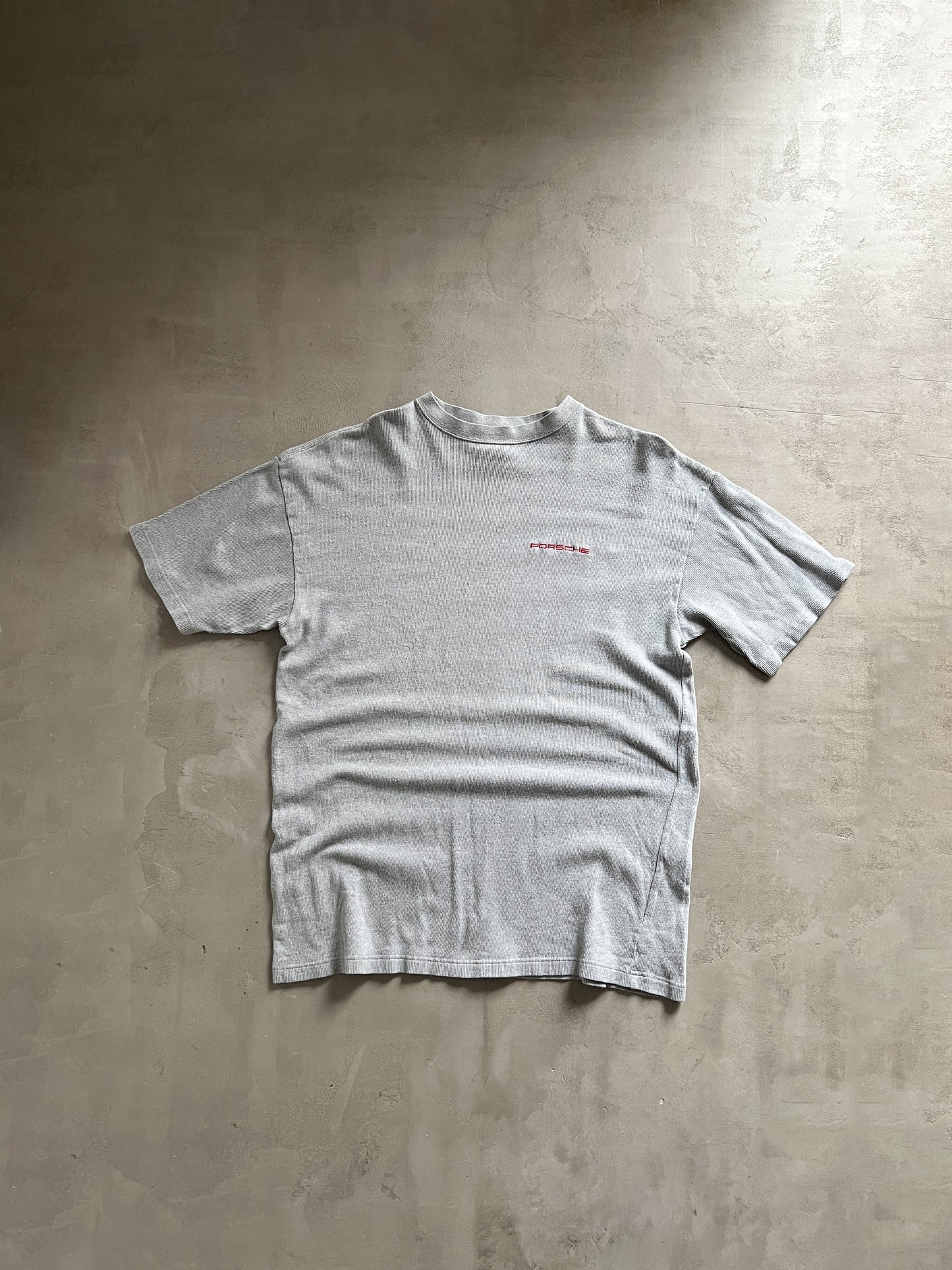 GREY PORSCHE TEE - 1990S - XXL