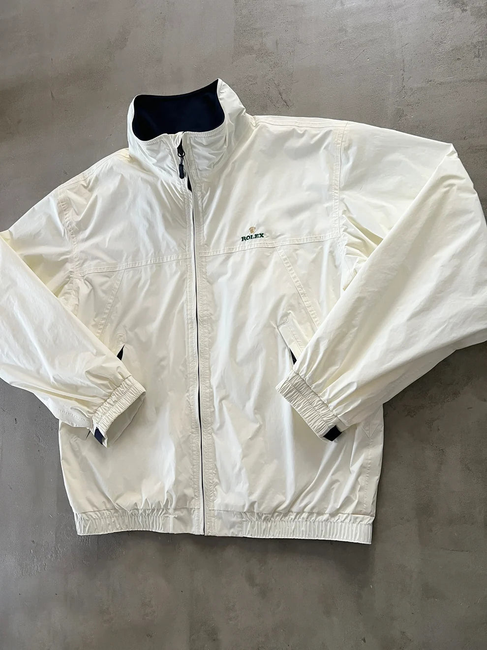 CREME ROLEX YACHT JACKET - 2000S - M
