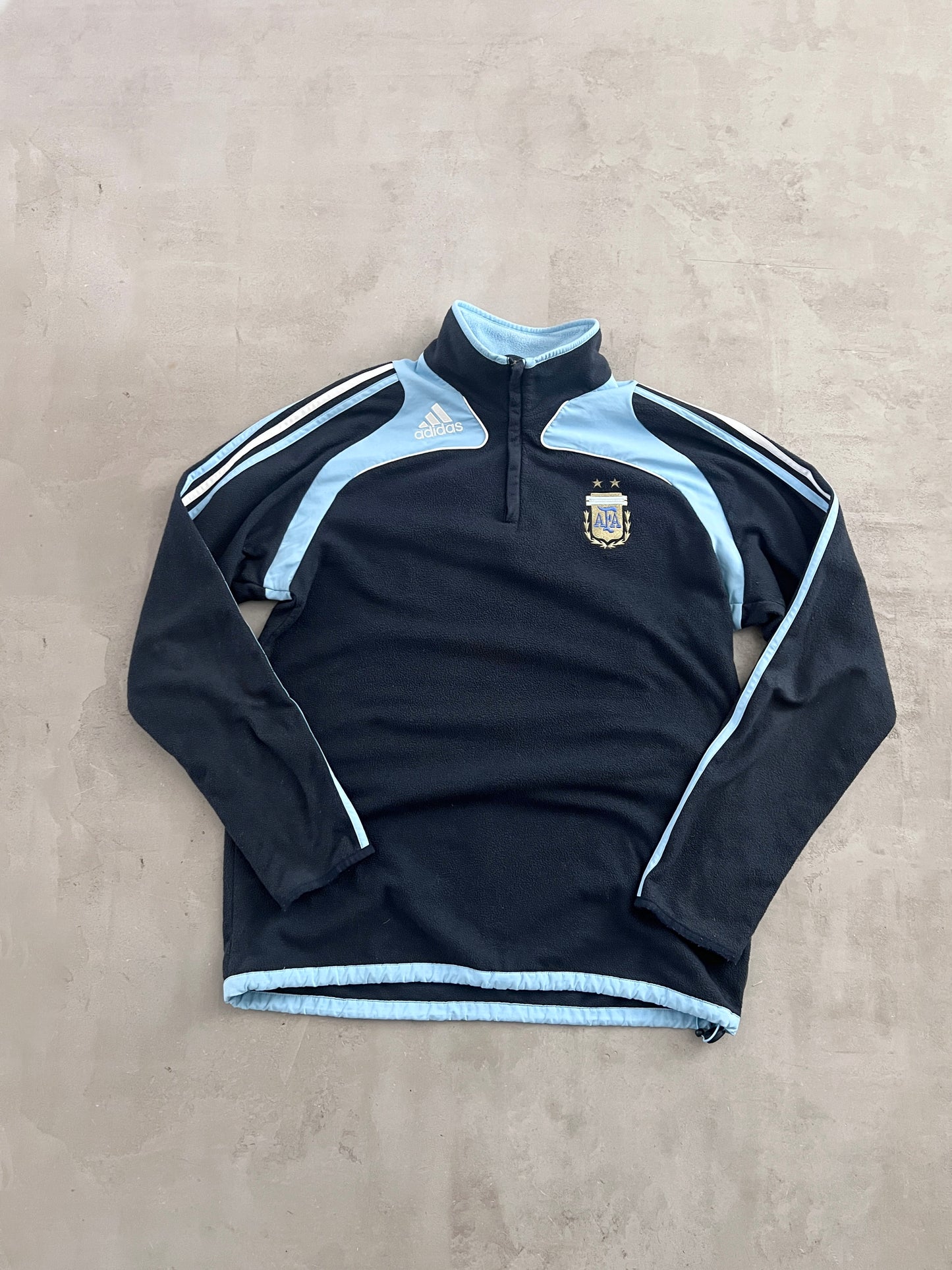 NAVY ARGENTINA FLEECE HALFZIP - 2000S - L