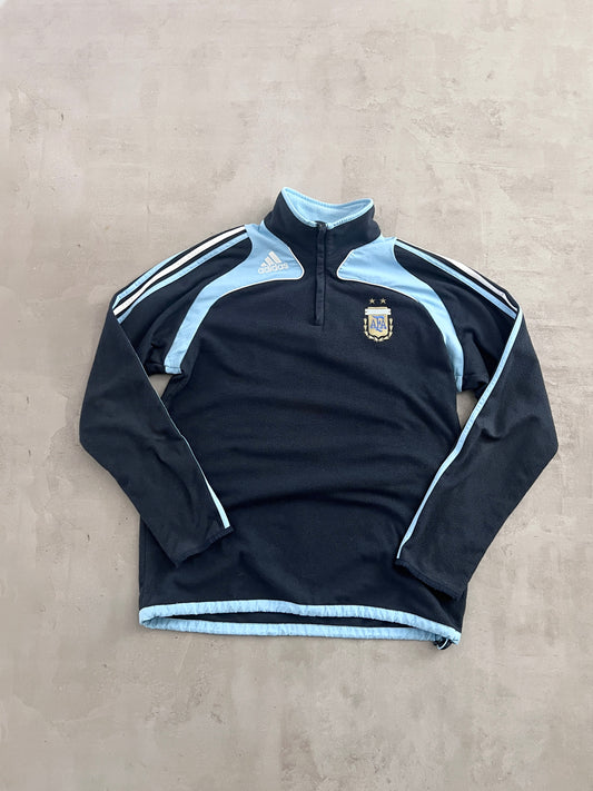 NAVY ARGENTINA FLEECE HALFZIP - 2000S - L