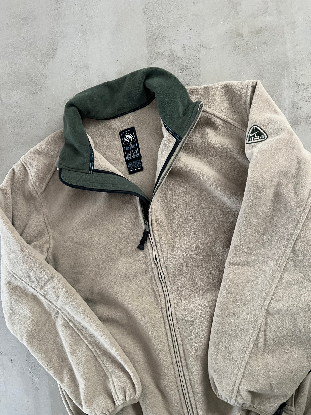 BEIGE ACG NIKE FLEECE - 2000S - L