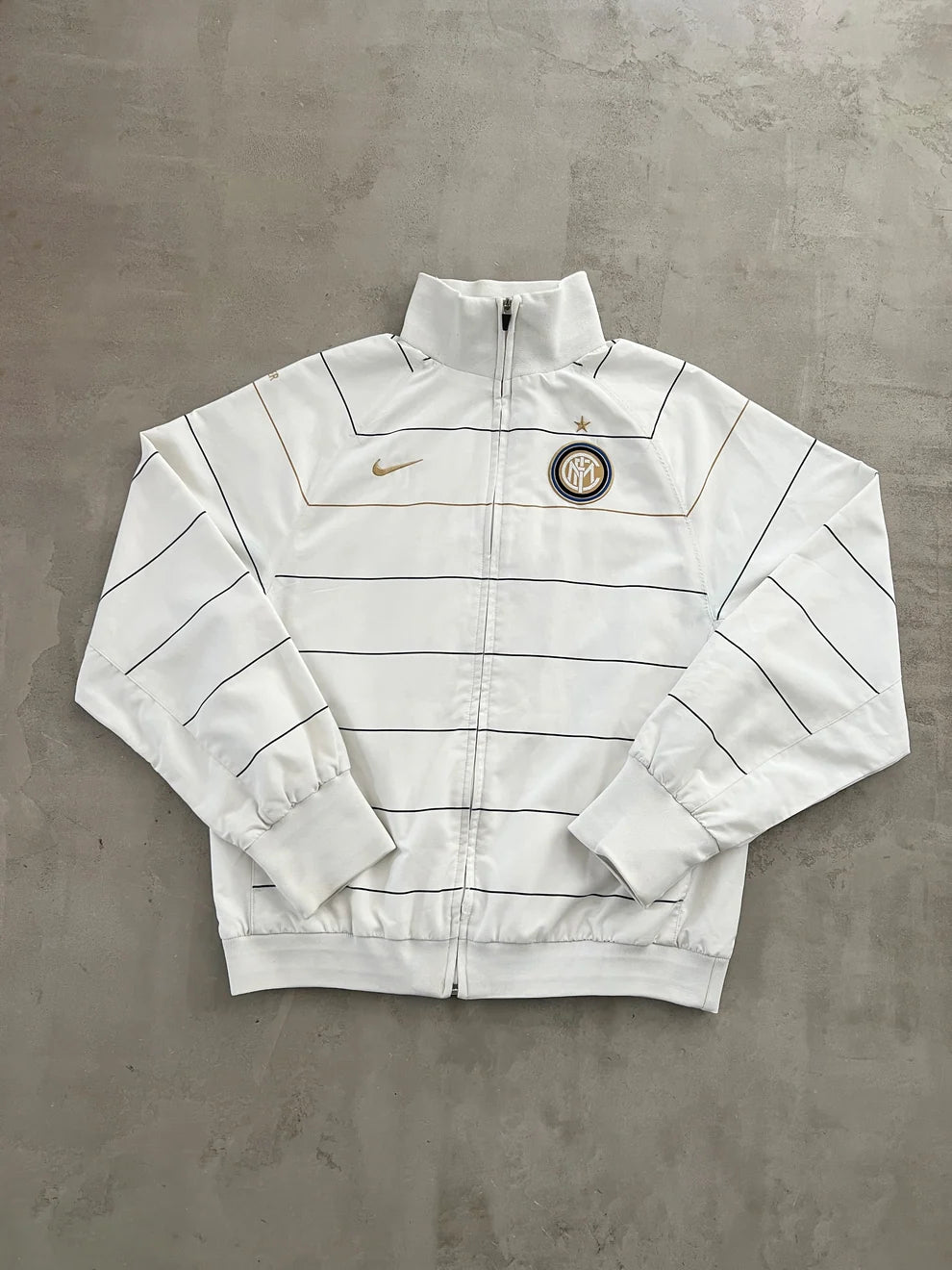 WHITE INTER MILAN NIKE JACKET - 2000S - M