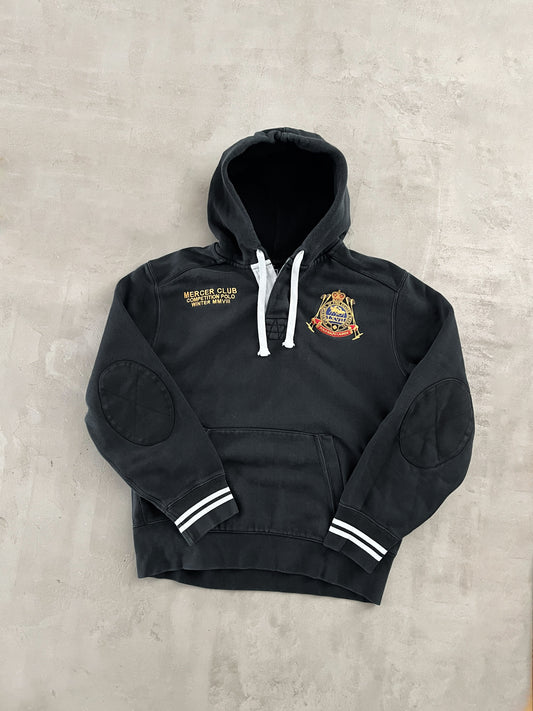 BLACK RALPH LAUREN HOODIE - 2000S - M