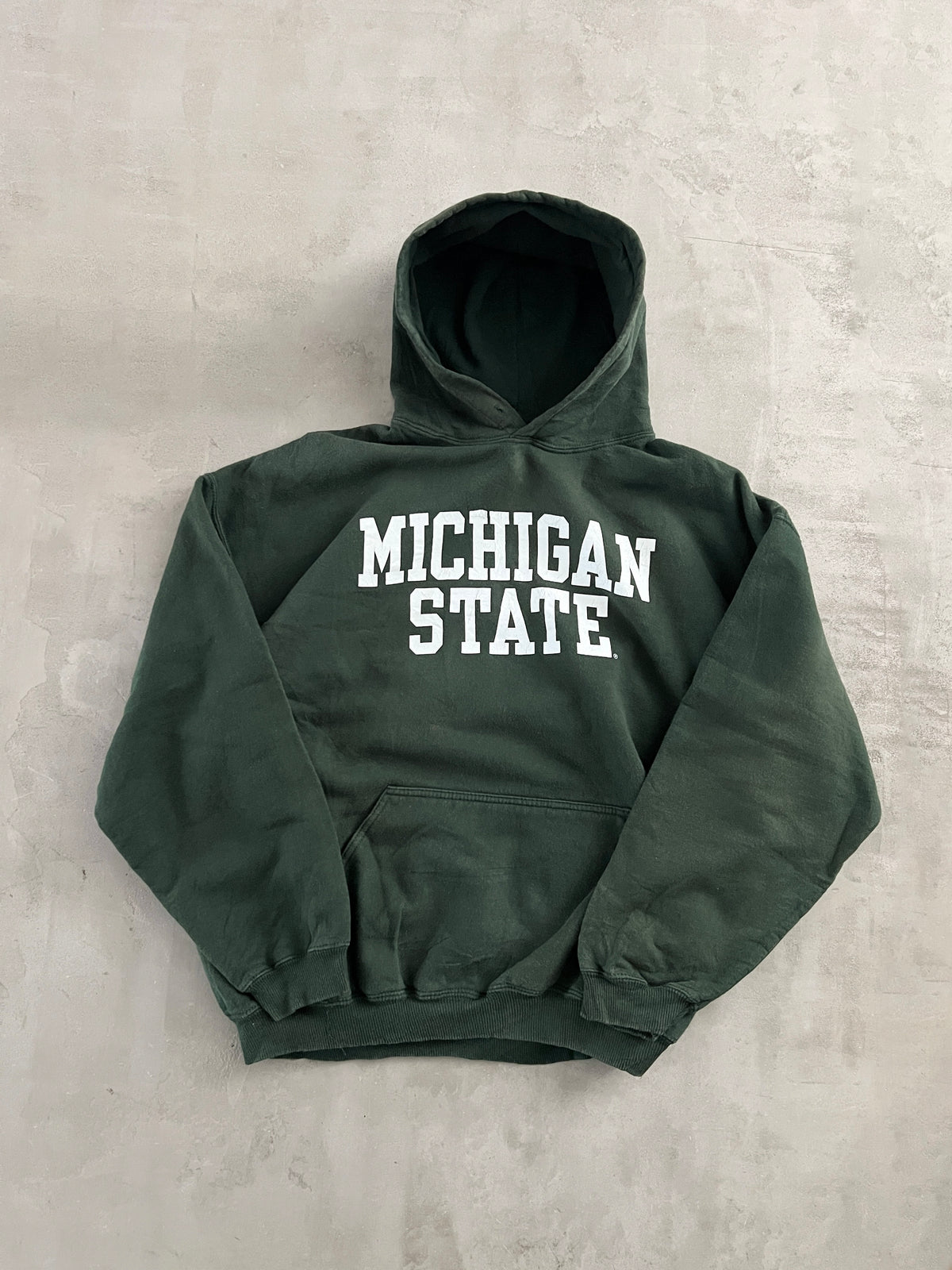 GREEN MICHIGAN HOODIE - 1990S - XL