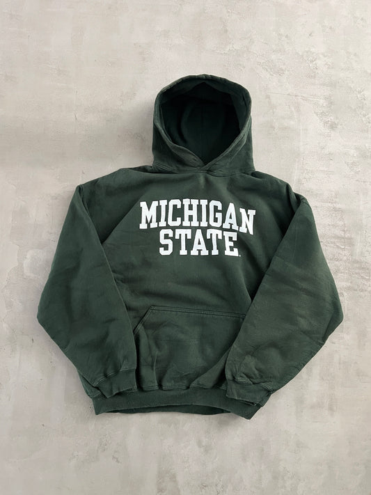 GREEN MICHIGAN HOODIE - 1990S - XL