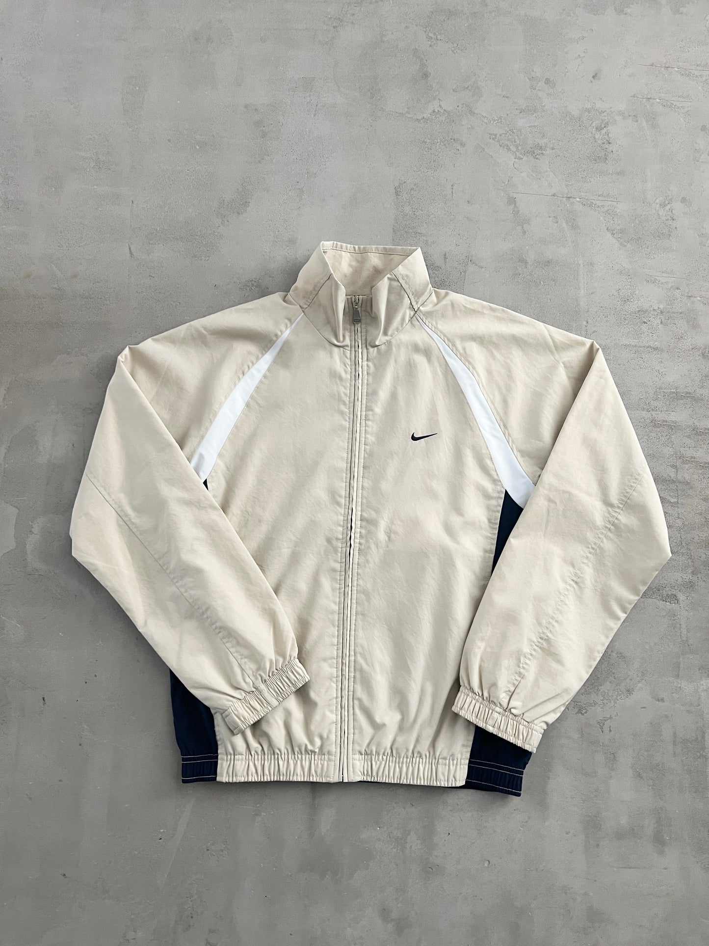 CREME NIKE TRACK JACKET - 2000S - S