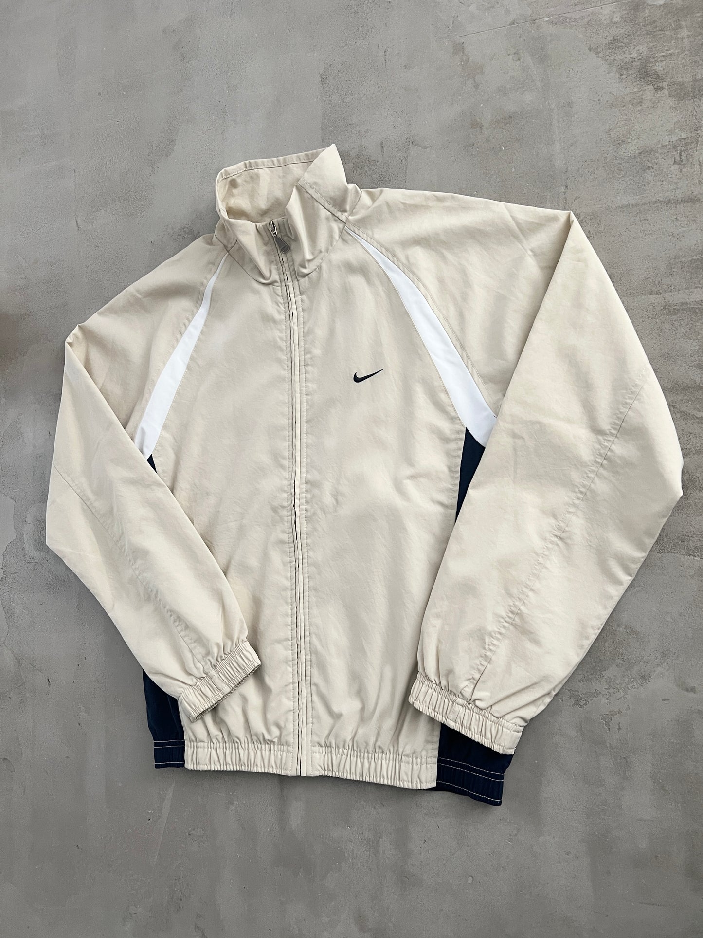 CREME NIKE TRACK JACKET - 2000S - S