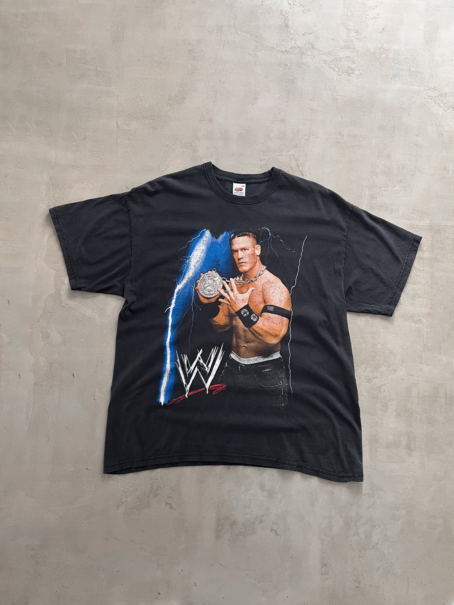 BLACK JOHN CENA WWE TEE - 2000S - L/XL