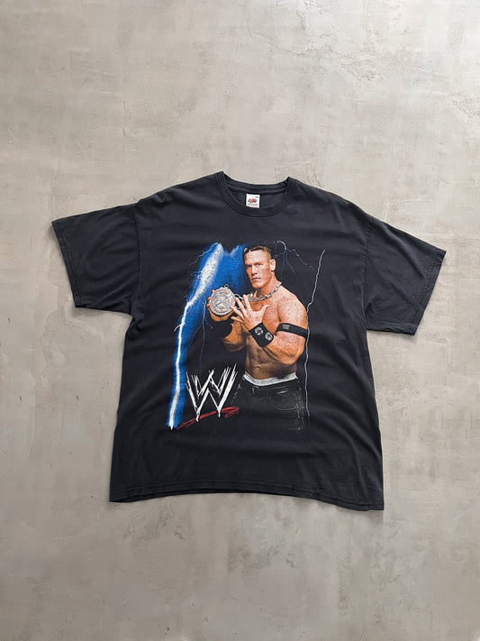 BLACK JOHN CENA WWE TEE - 2000S - L/XL