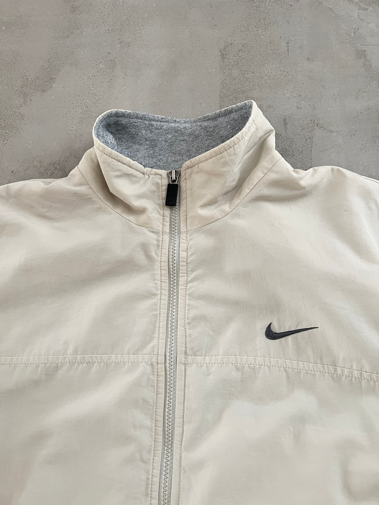 CREME NIKE TRACK JACKET - 1990S - M