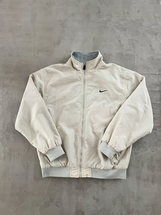 CREME NIKE TRACK JACKET - 1990S - M