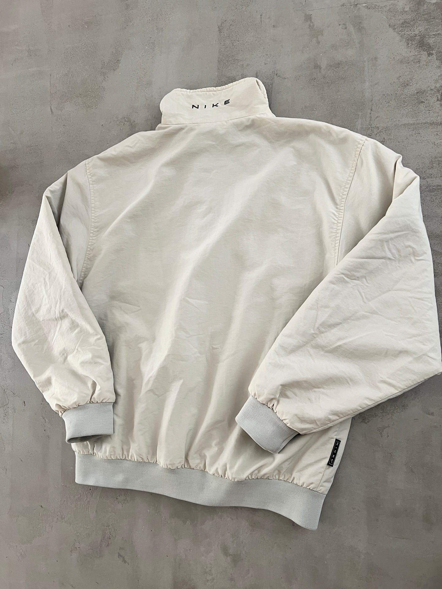 CREME NIKE TRACK JACKET - 1990S - M