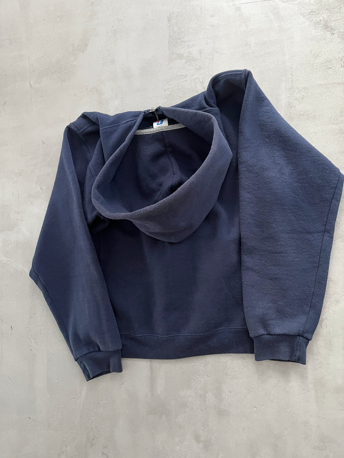 NAVY SAN DIEGO RUSSELL ZIP UP HOODIE - 2000S - S