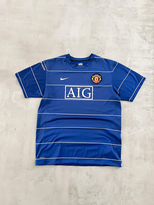 BLUE MANCHESTER UNITED NIKE JERSEY - 2000S - M/L