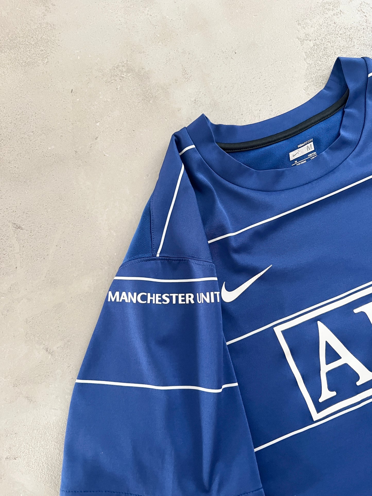 BLUE MANCHESTER UNITED NIKE JERSEY - 2000S - M/L