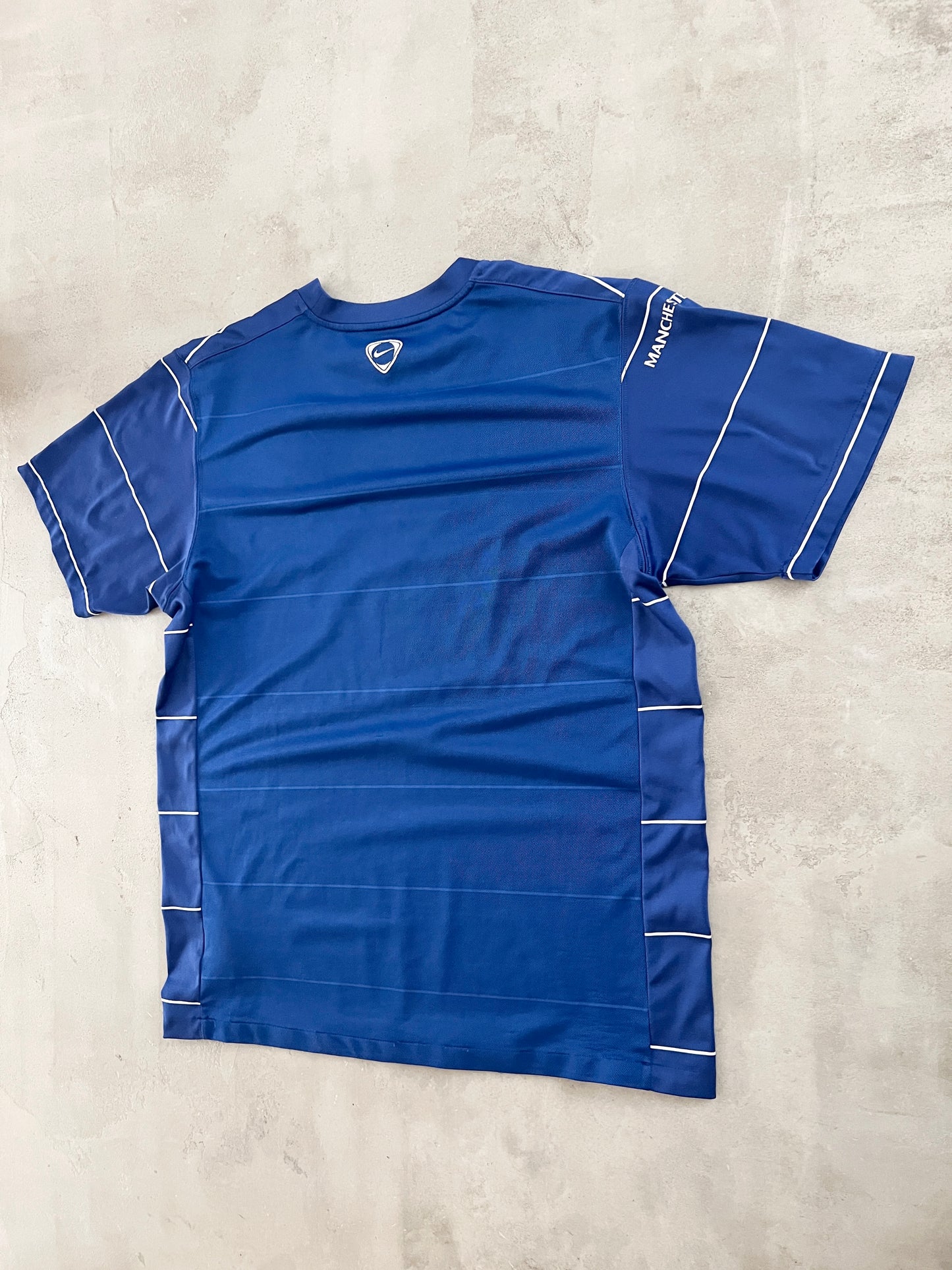 BLUE MANCHESTER UNITED NIKE JERSEY - 2000S - M/L