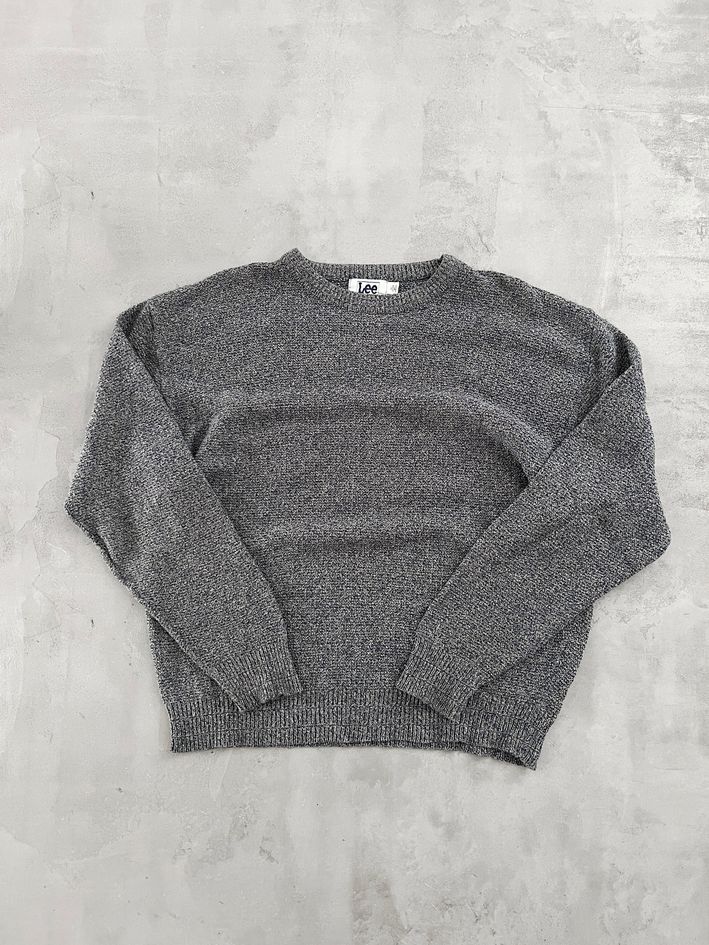 GREY LEE KNIT SWEATER - 2000S - L
