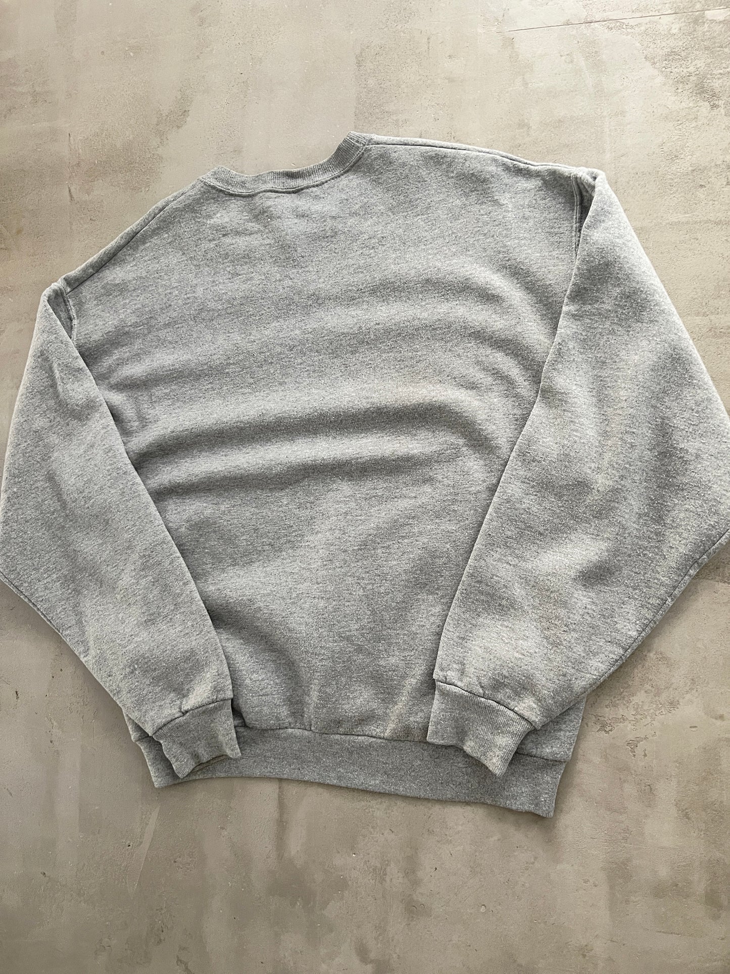 GREY FOOTBALL USA SWEATER - 1990S - L