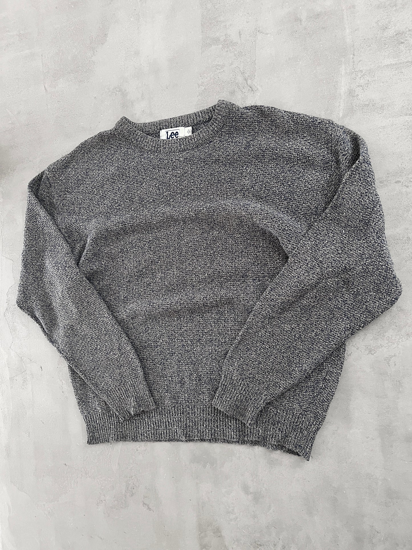 GREY LEE KNIT SWEATER - 2000S - L