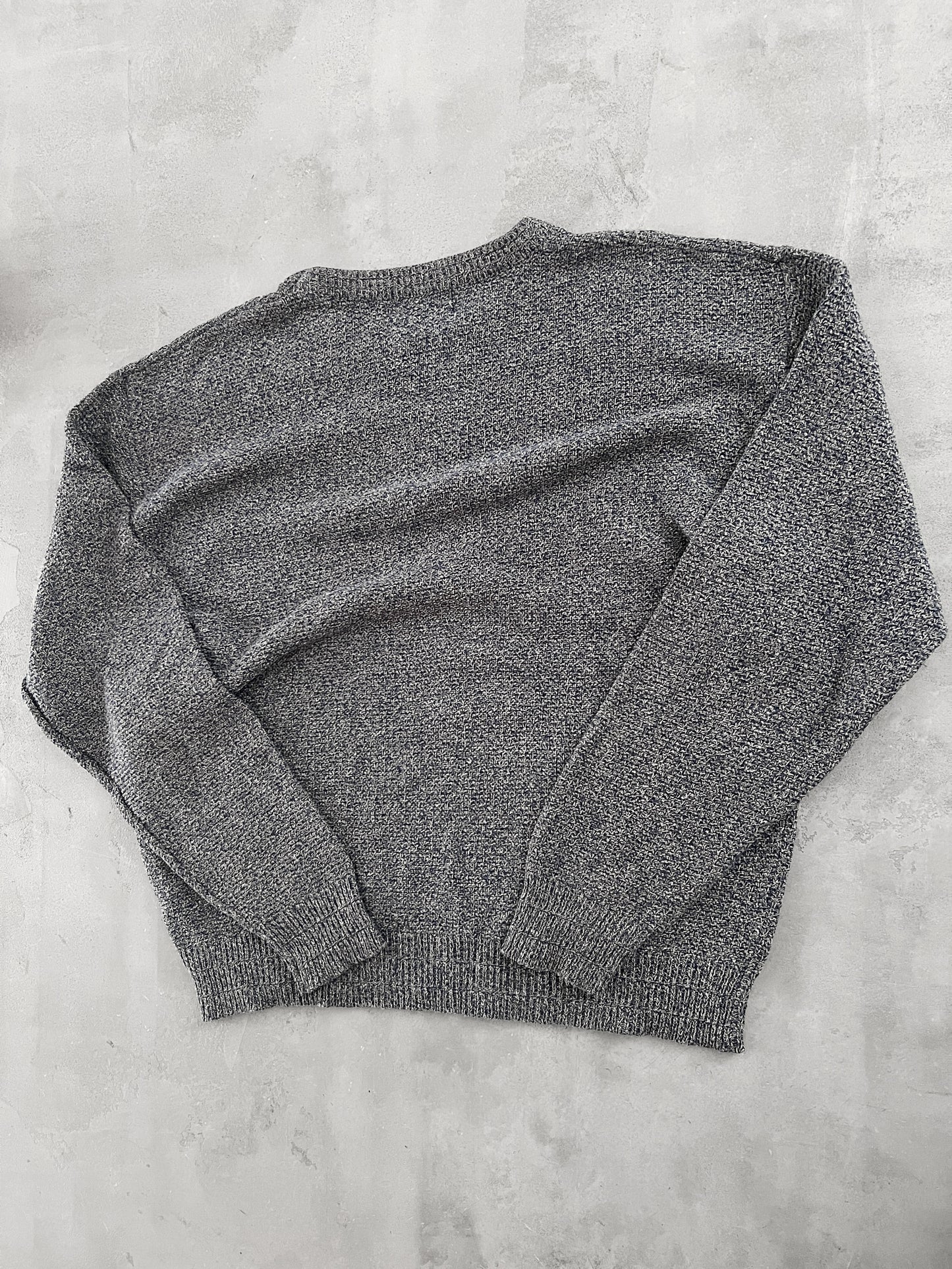 GREY LEE KNIT SWEATER - 2000S - L