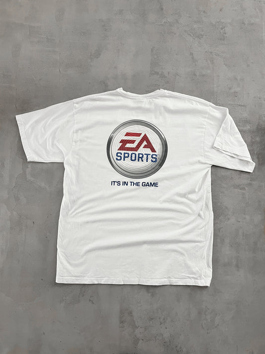 WHITE EA SPORTS PROMO TEE - 2000S - XL