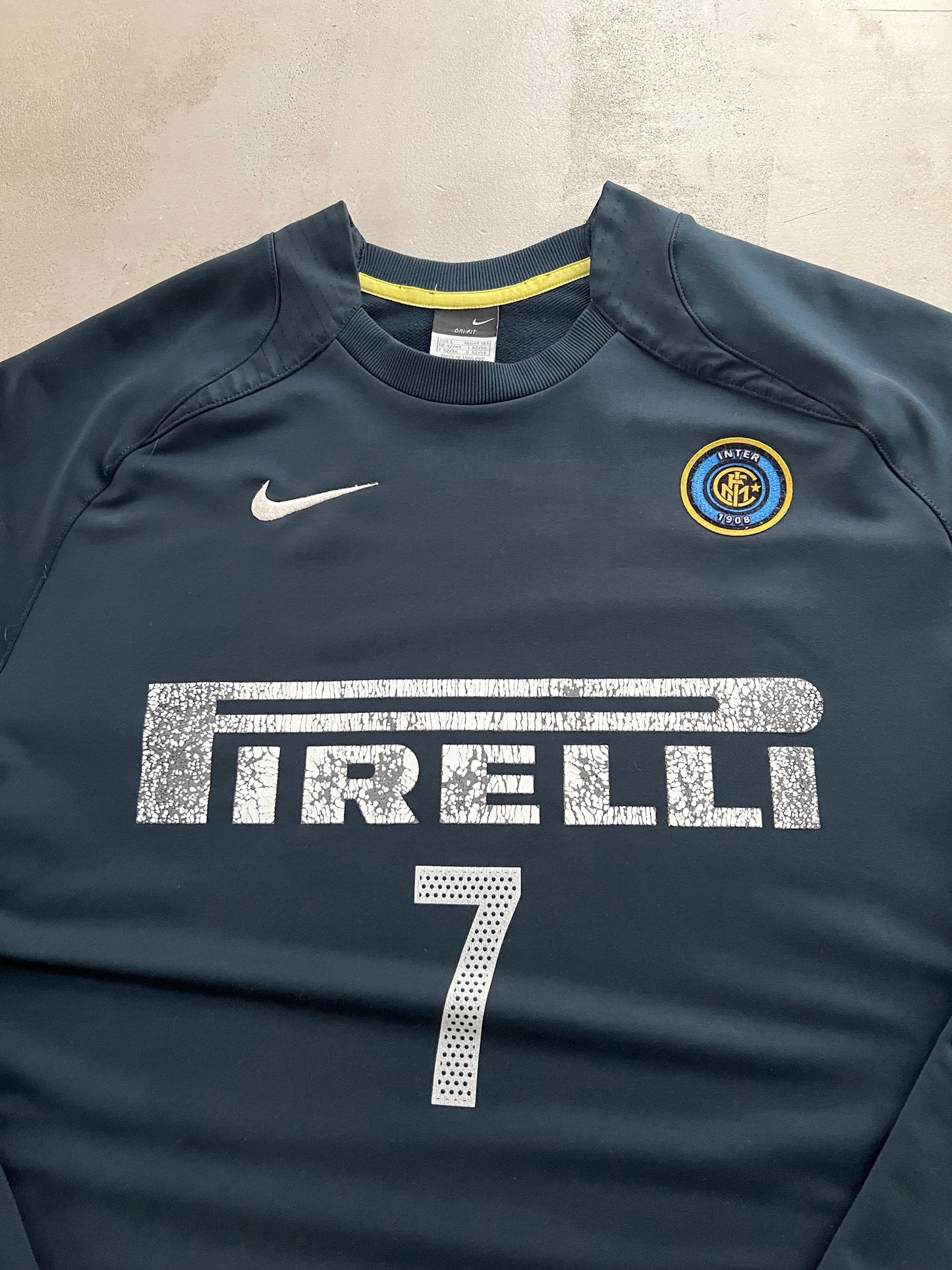 NAVY INTER MILAN NIKE SWEATER - 2000S - XL
