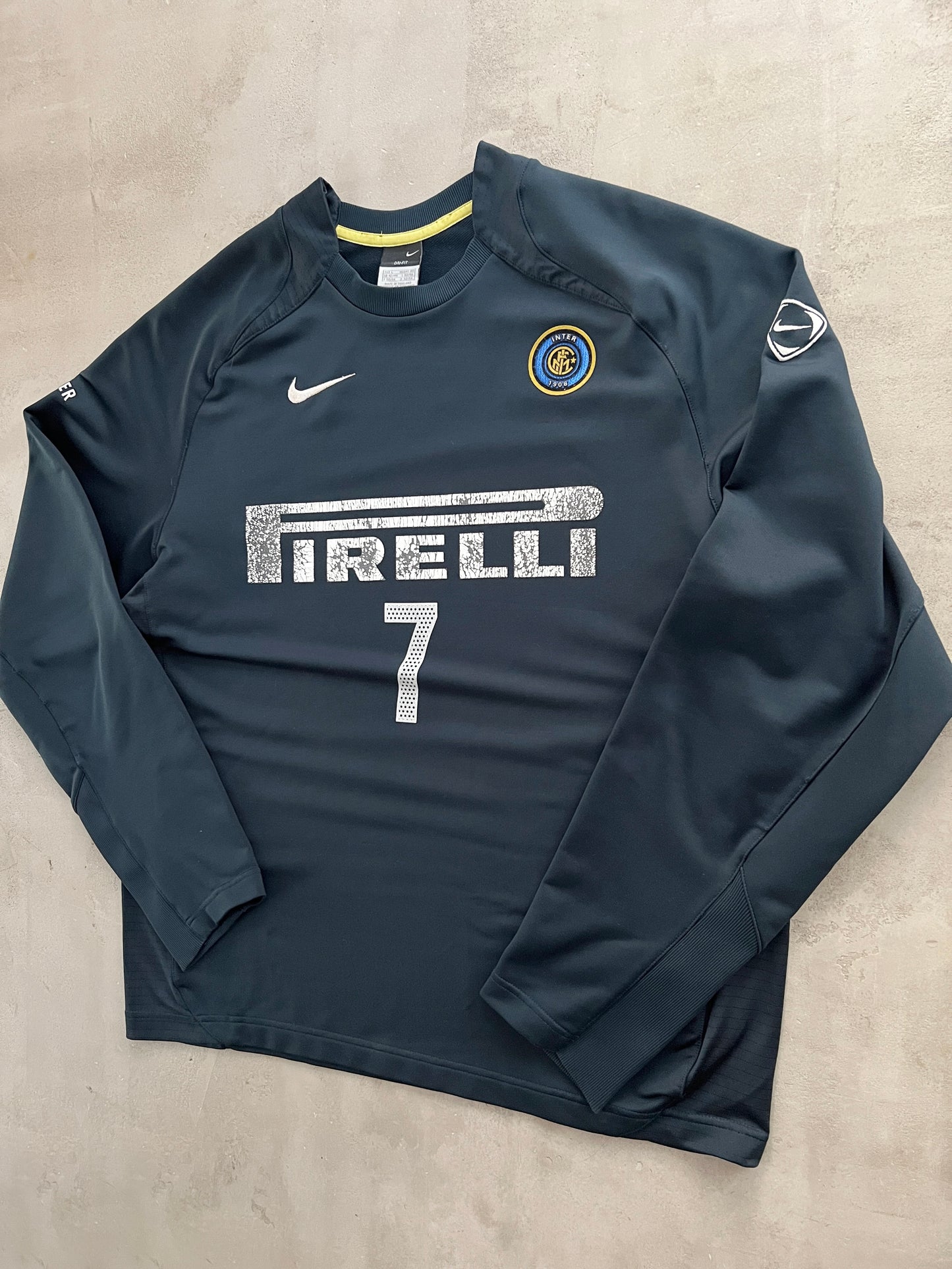 NAVY INTER MILAN NIKE SWEATER - 2000S - XL