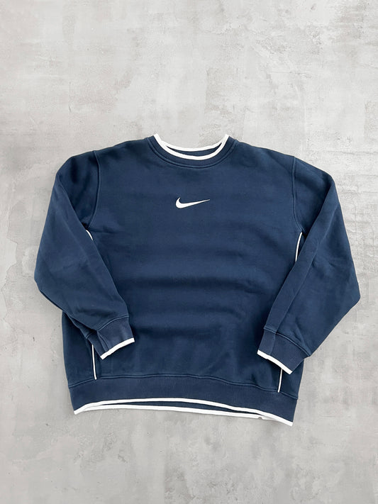 NAVY NIKE SWEATER - 2000S - L/M