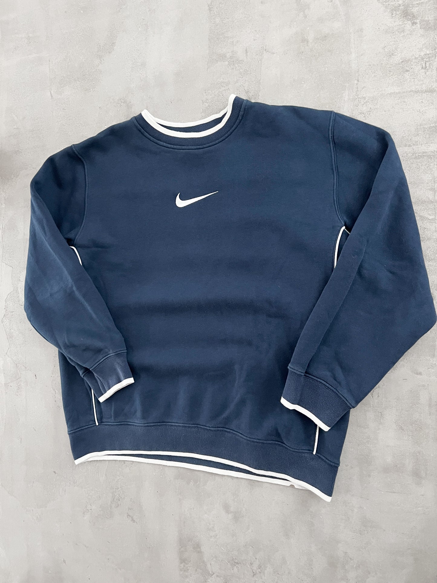 NAVY NIKE SWEATER - 2000S - L/M