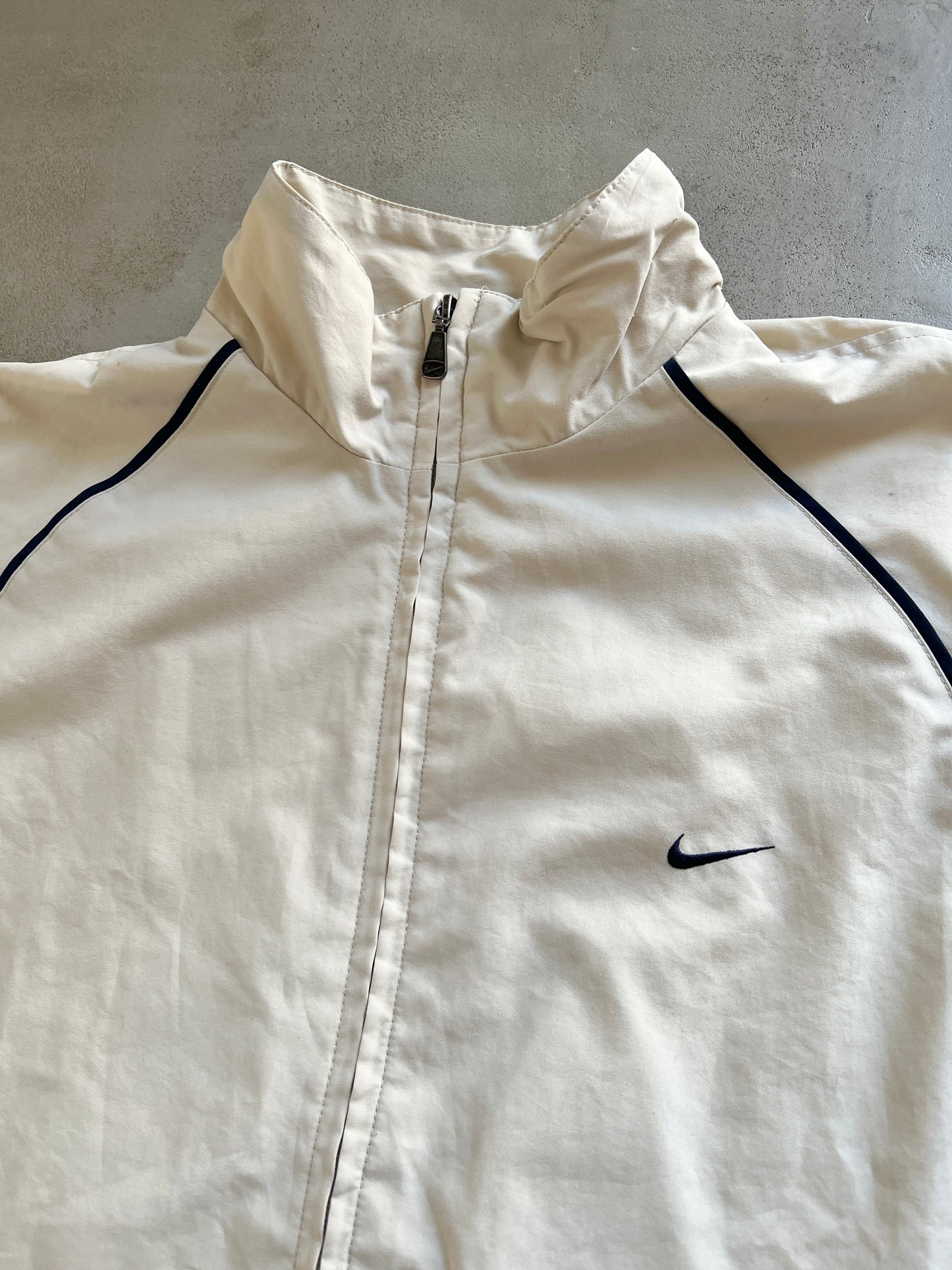 CREME NIKE TRACK JACKET - 2000S - L
