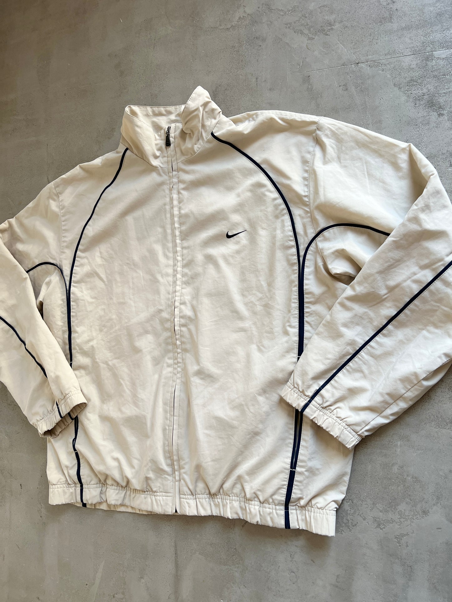 CREME NIKE TRACK JACKET - 2000S - L
