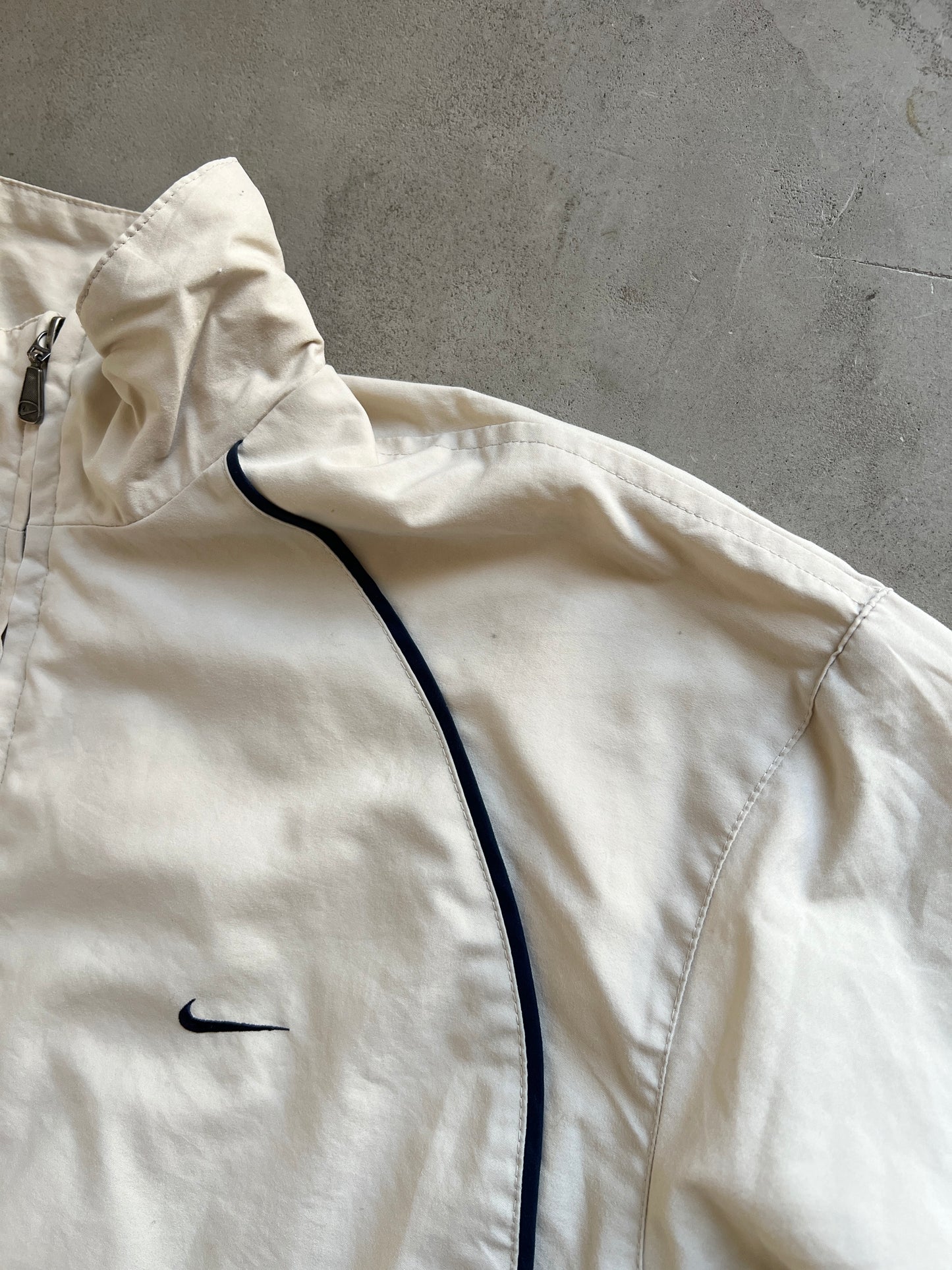 CREME NIKE TRACK JACKET - 2000S - L