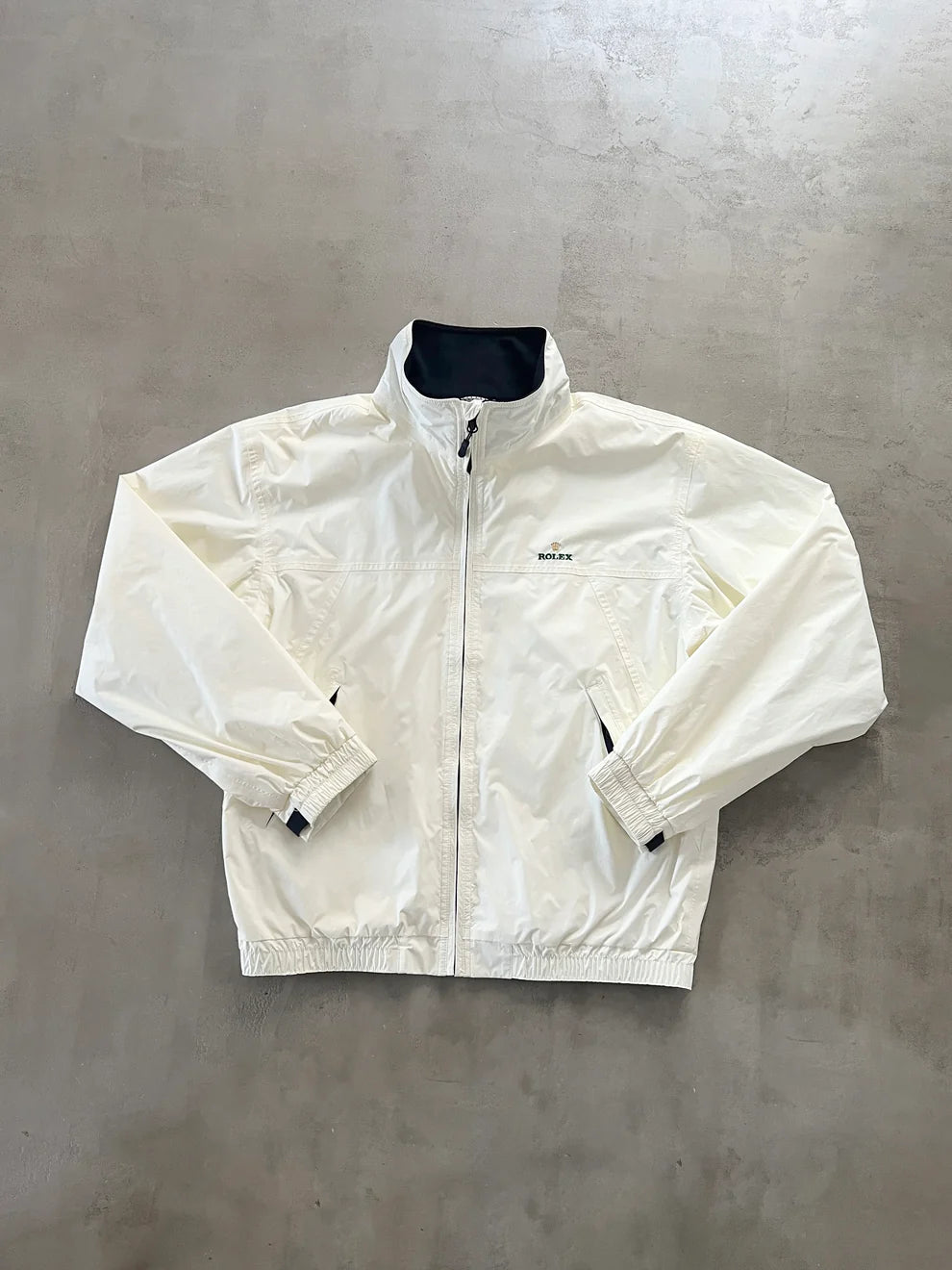 CREME WHITE ROLEX YACHT JACKET - 2000S - L