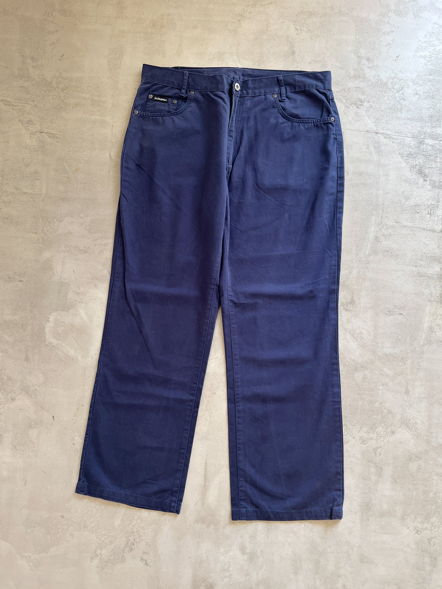 NAVY YSL PANTS - 2000S - M/S