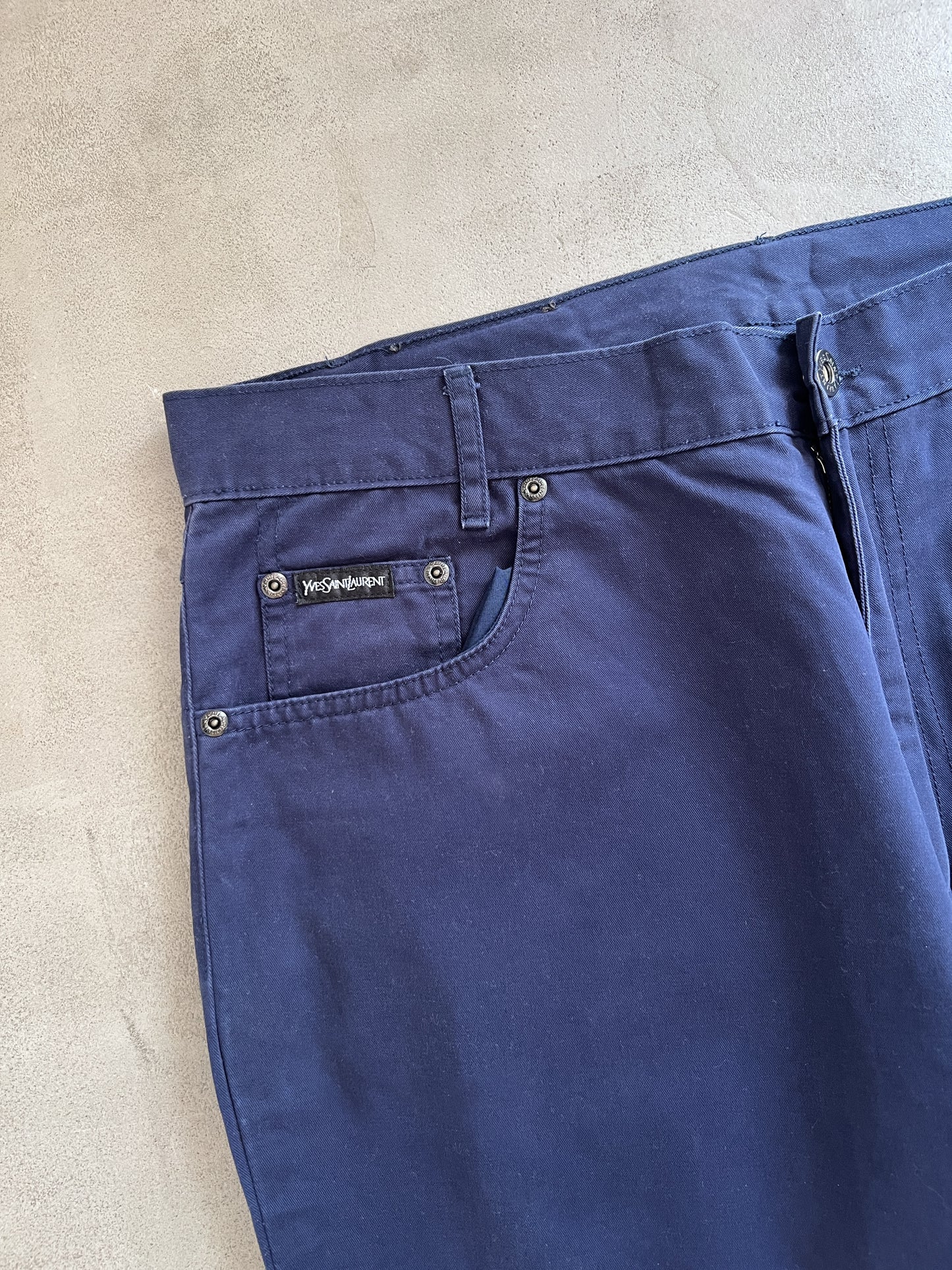 NAVY YSL PANTS - 2000S - M/S