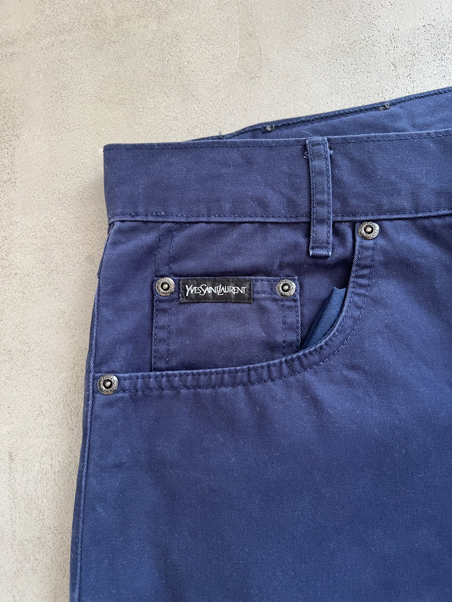 NAVY YSL PANTS - 2000S - M/S