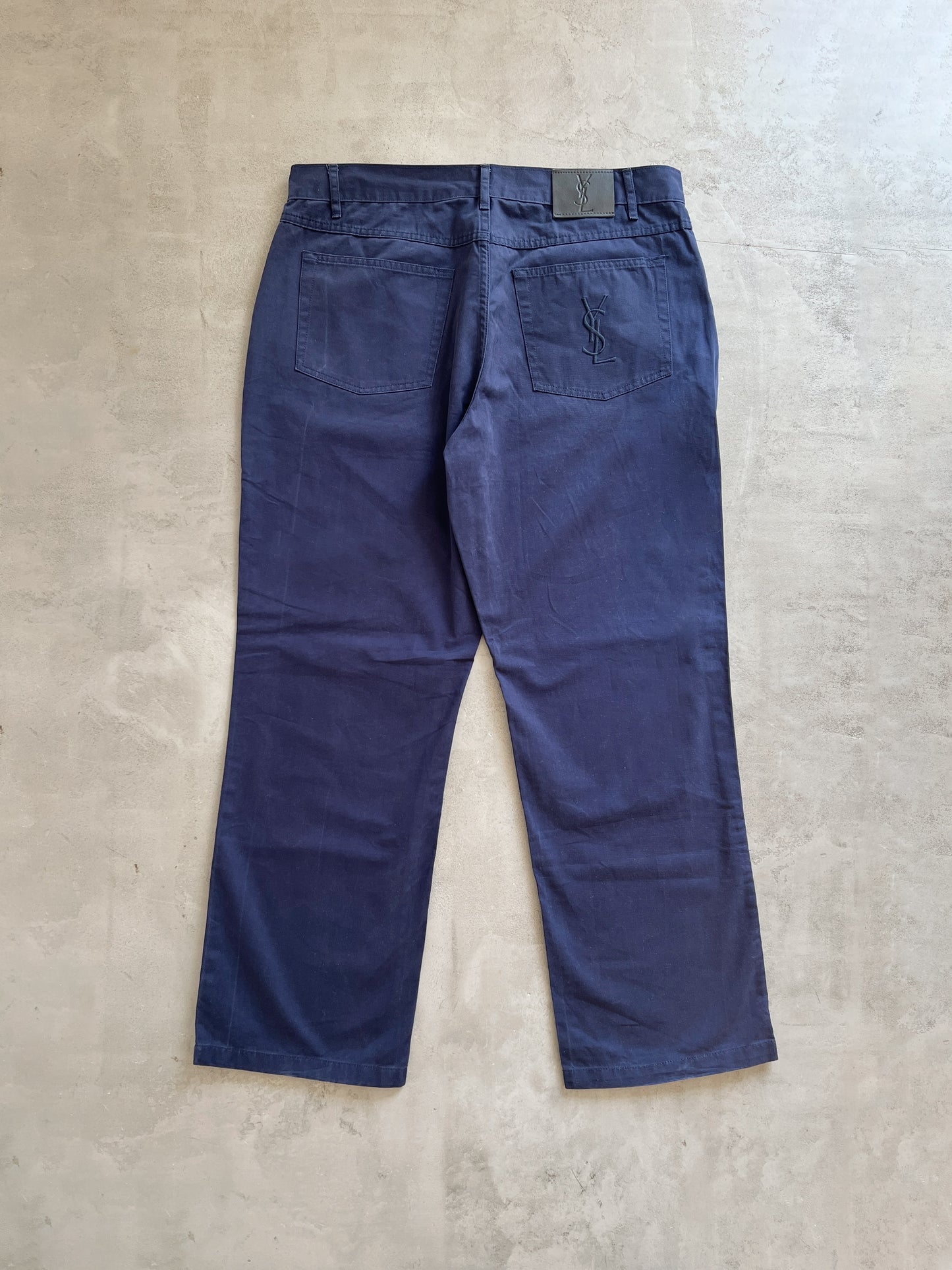 NAVY YSL PANTS - 2000S - M/S
